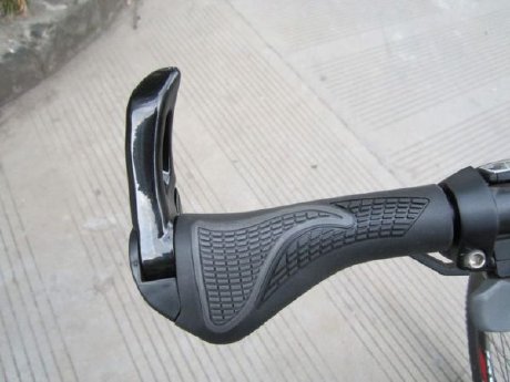 Bar end em bicicleta Bar end em bicicleta