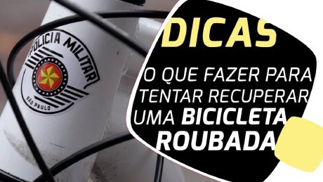 Como recuperar sua bike roubada. Pedaleria