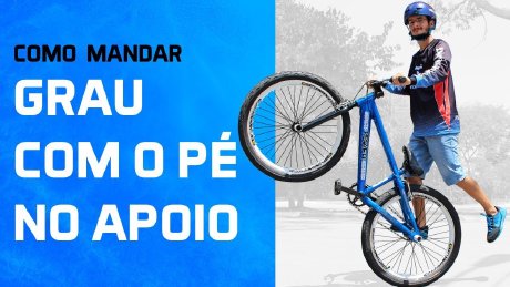 Como empinar de bike com o pé no pezinho/pedaleira/apoio | Portal Wheeling